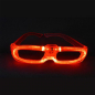 Preview: LED-Brille-rot