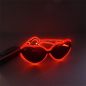 Preview: el-wire-herzbrille-rot-mit-kabel