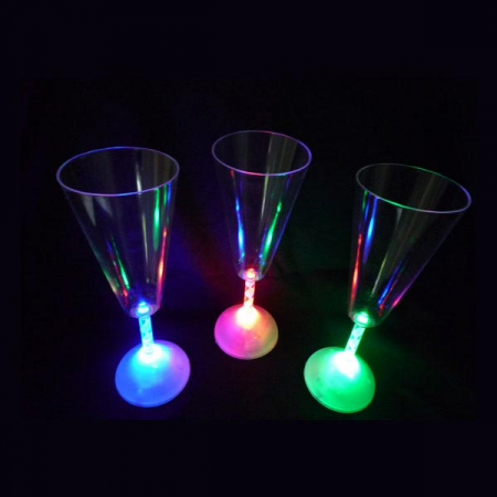 LED-Sektglas multicolor