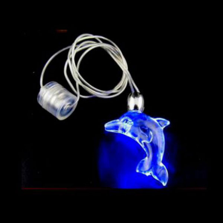 LED Delfin mit Kette