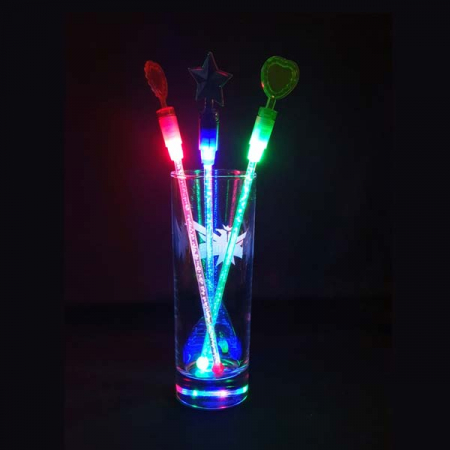 LED Cocktail Ruehrstab Set
