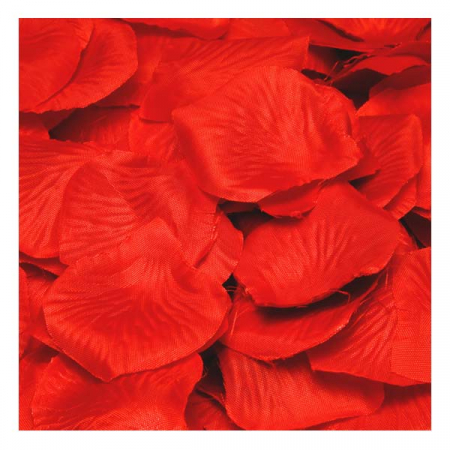 Luxuriöse rote Rosenblätter 144 Stk.