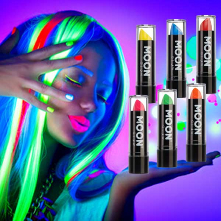 UV Neon Lippenstift Set