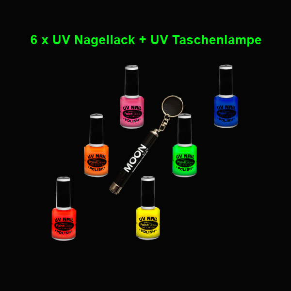 Neon UV Nagellack Set Mit UV Lampe Schweizer Shop