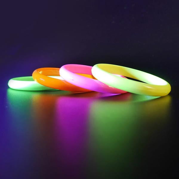 Neon-Armreifen-Set