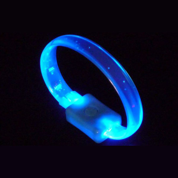 LED crystal-armband in blau